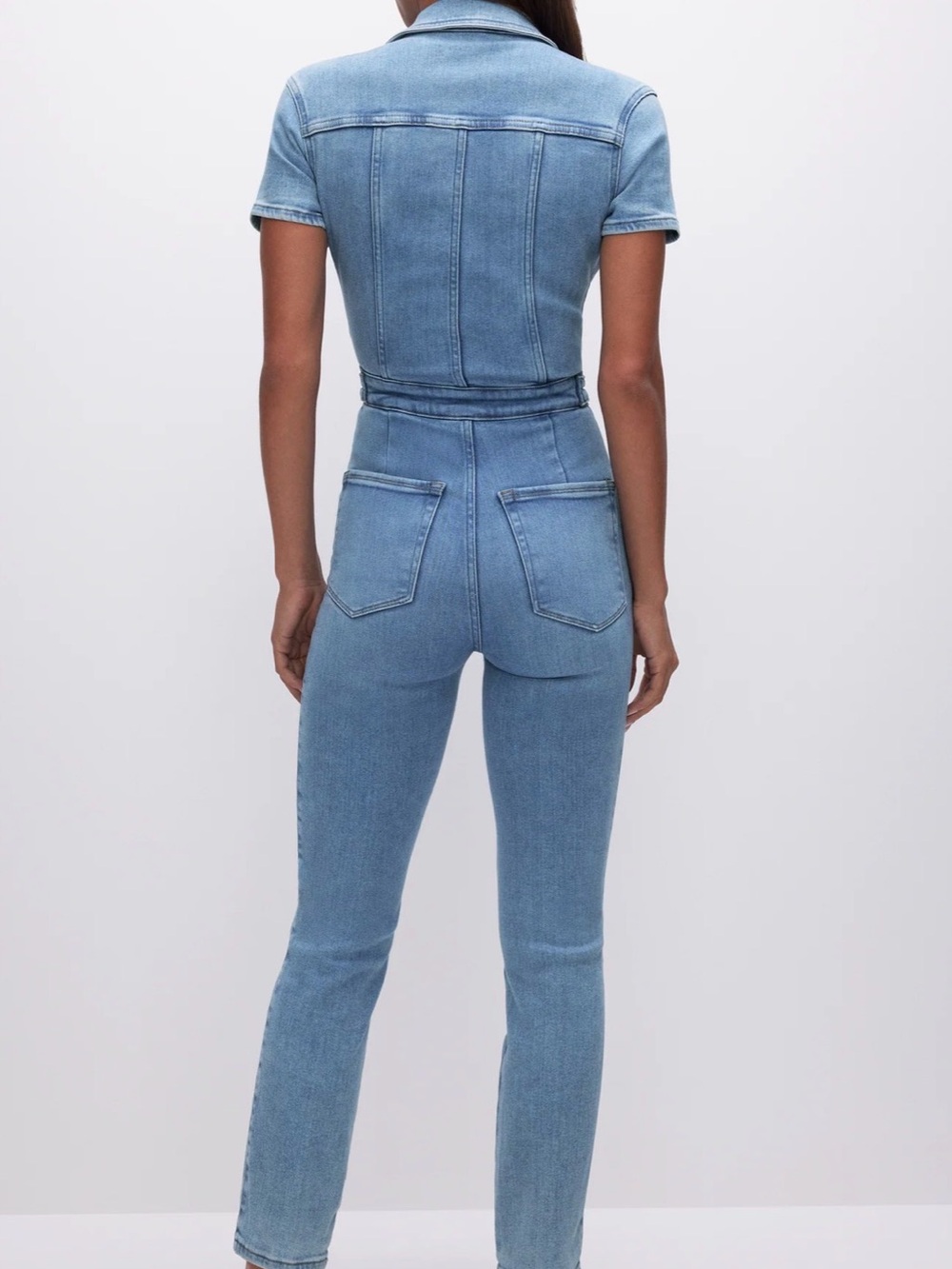 Good American Denim Utility Jumpsuit NWT Size M $199 - Picture 4 of 9